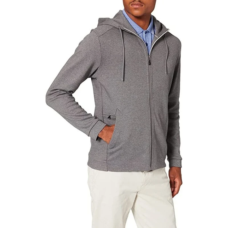 BOSS Men's Saggy Curved Jersey, Medium Grey, 5XL