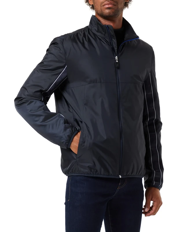 BOSS Men's J_skien Outerwear, Dark Blue, L
