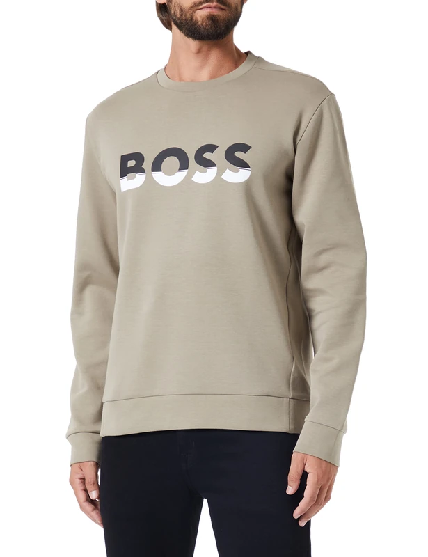 BOSS Men's Salbo 1 Jersey, Light/Pastel Green, XS
