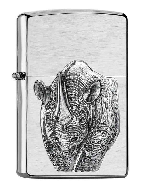 Zippo Lighter, Brushed Chrome, One Size