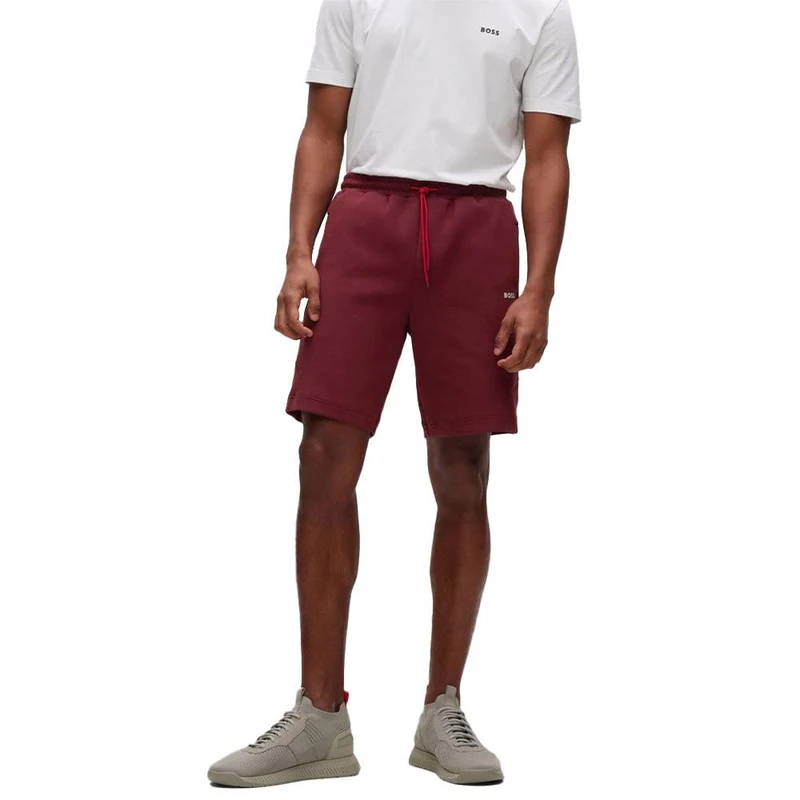 BOSS Men's Headlo 1 Jersey, Dark Pink, L