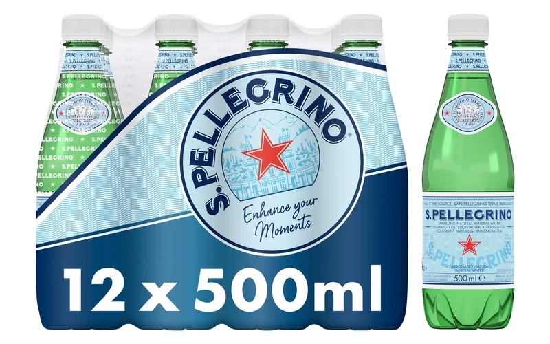 San Pellegrino Sparkling Natural Mineral Water 12x500ml