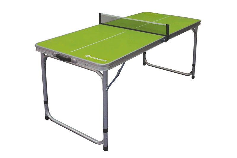 Schildkröt Midi Table Tennis Table, Portable and Foldable 120 x 60 x 70 cm, Aluminum Box with Handles, Net Included, for All Indoor and Outdoor Activities, 838580
