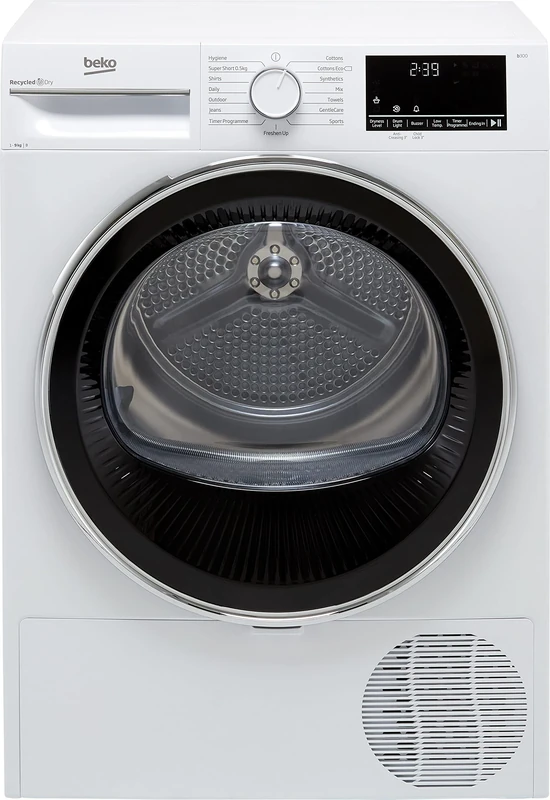 Beko B3T4911DW 9Kg Condenser Tumble Dryer - White - B Rated