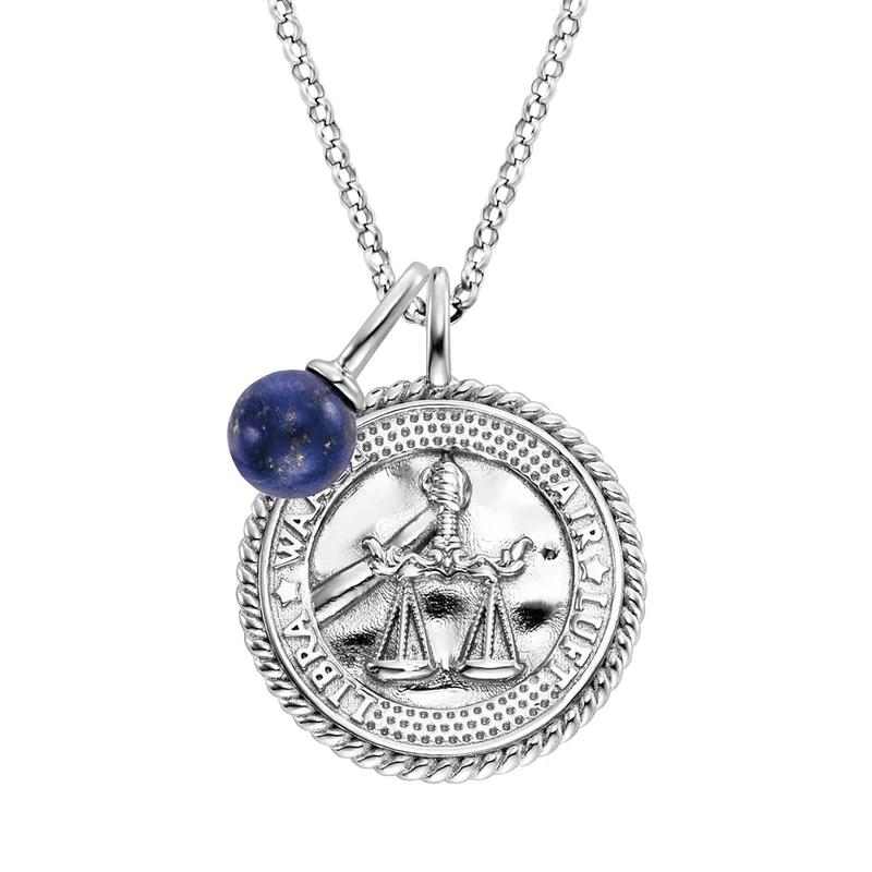 Engelsrufer 32020117 Women's Necklace 925 Silver Coloured Stone, Länge 42 + 4 + 4 cm, Sterling Silver, Lapis Lazuli