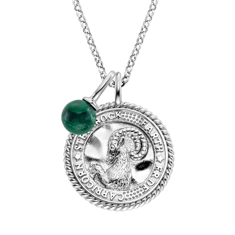 Engelsrufer Angel Whisperer ERN-CAPRICORN-ML-ZI Women's Zodiac Sign Necklace Silver