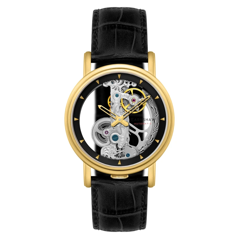 Thomas Earnshaw Fowler Bridge Automatic Skeleton Watch ES-8225