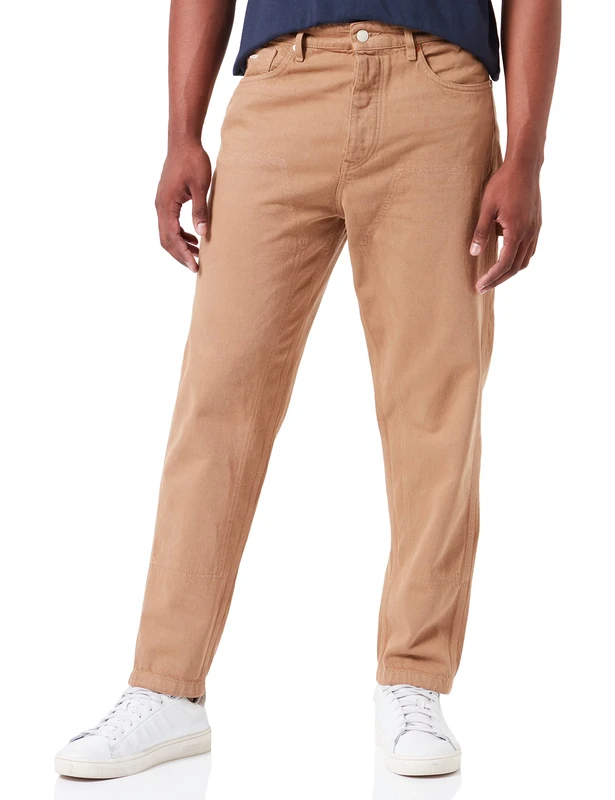 BOSS Men's Tatum-2 BC Jeans Trousers, Medium Beige, 35 W/36 L