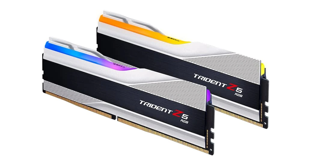 G.SKILL 32GB DDR5 Trident Z5 RGB 6000MHz CL36 1.35V Dual Channel Kit 2x 16GB Silver