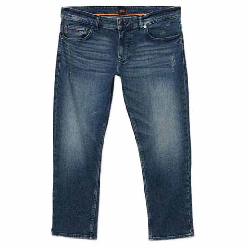 BOSS Men's Jeans_Trousers, Navy, 3232 - Image 1
