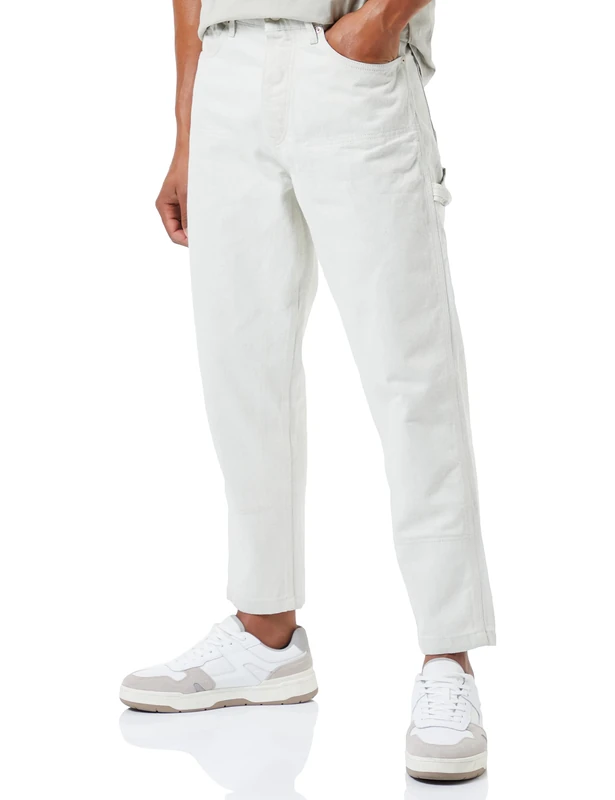 BOSS Men's Jeans_Trousers, Open White, 3134