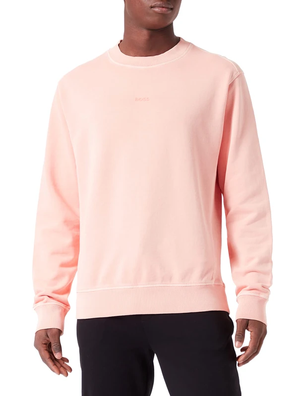 BOSS Men's Wefade Shirt, Light/Pastel red, XL