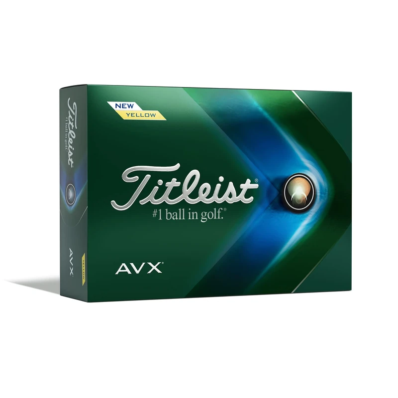 Titleist 2023 AVX Golf Ball, Yellow