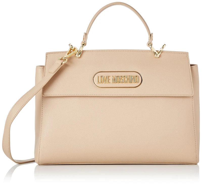 Love Moschino Women Jc4404pp0fkp0 Handbag, Taupe, One Size