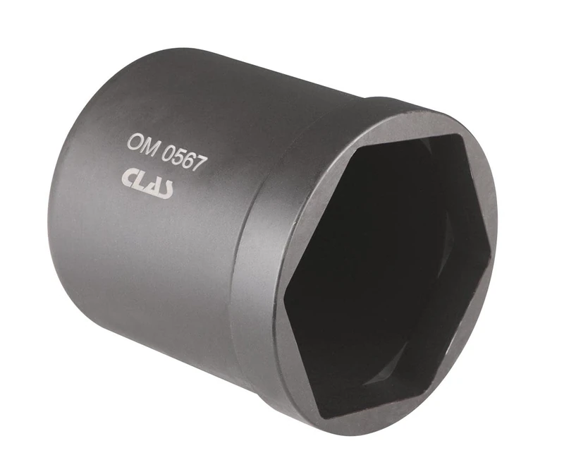 CLAS Equipements Om 0567 6-Sided Impact Socket 1 Inch Diameter 77 mm