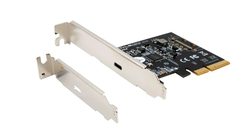 Exsys EX-12011 - USB 3.2 Gen2x2 PCI Express Card (x4) with 1x C Ports, 20Gbps - Image 1