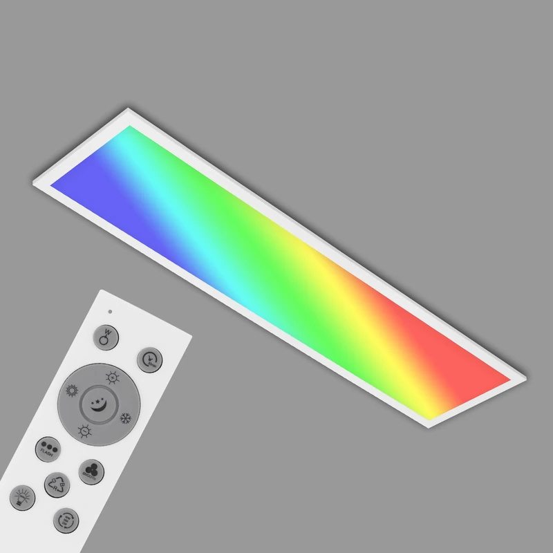Briloner LED Ceiling Light RGB CCT - 24W Dimmable Flat Lamp