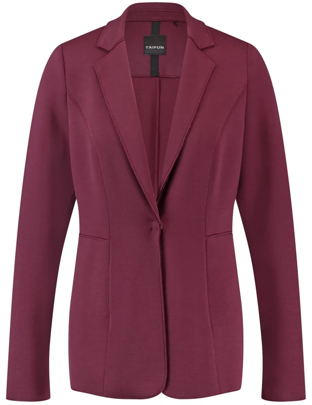 TAIFUN Women's 230008-11358 Blazer Langarm, Black Cherry, 36 - Image 1