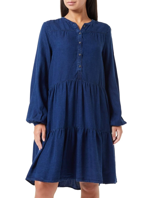 Camel Active Womenswear Women's Dress, Navy, XS