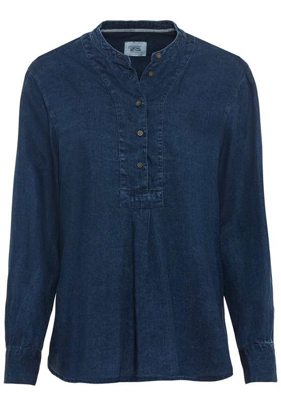 camel active Women's 309752/8s06 Blouse, darkblue, XS
