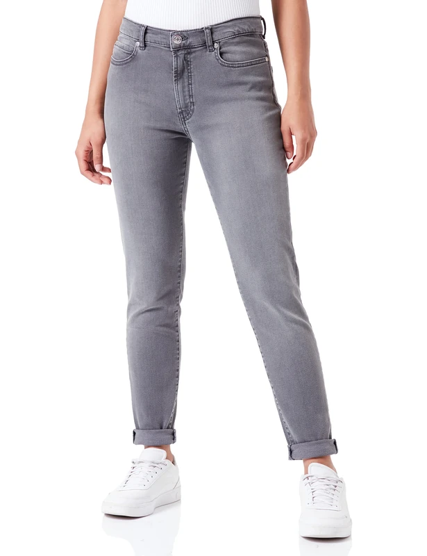 HUGO Women's 932 Trousers, Medium Grey34, 30W / 32L