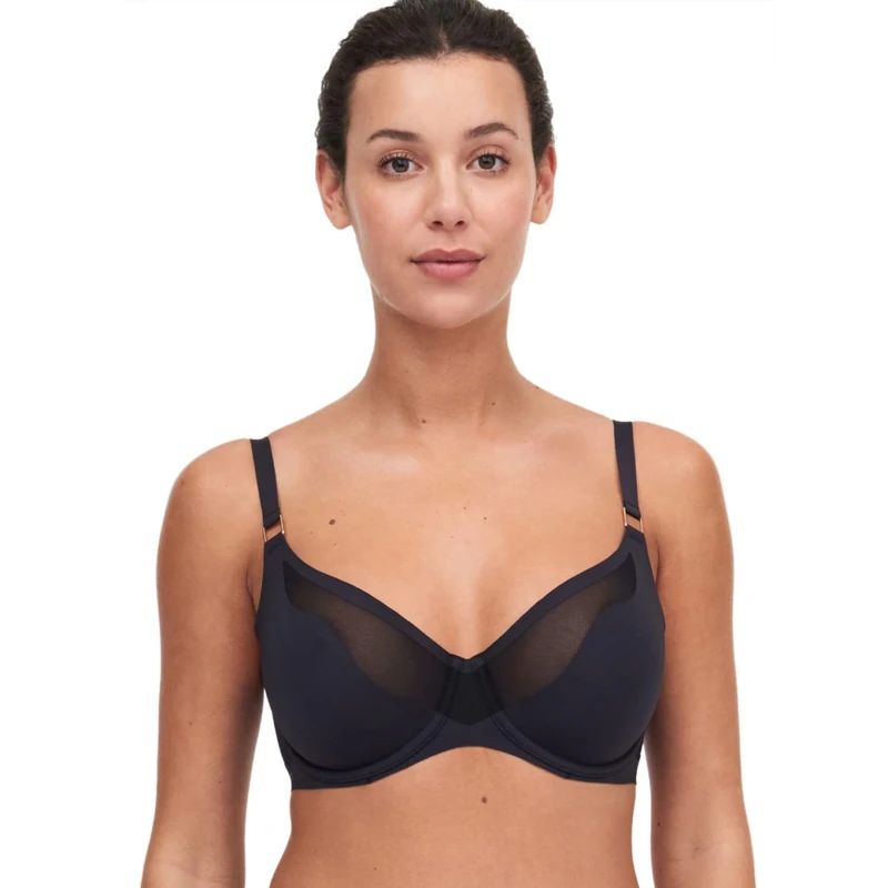 Chantelle Women's Pure Light Underwire Bra, Black, 32F