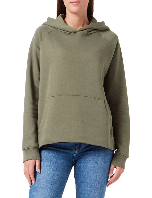camel active Women's 309373/8f61 Sweater, Grey Olive, S