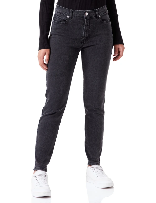 HUGO Women's Trousers, Dark Grey25, 26W x 32L