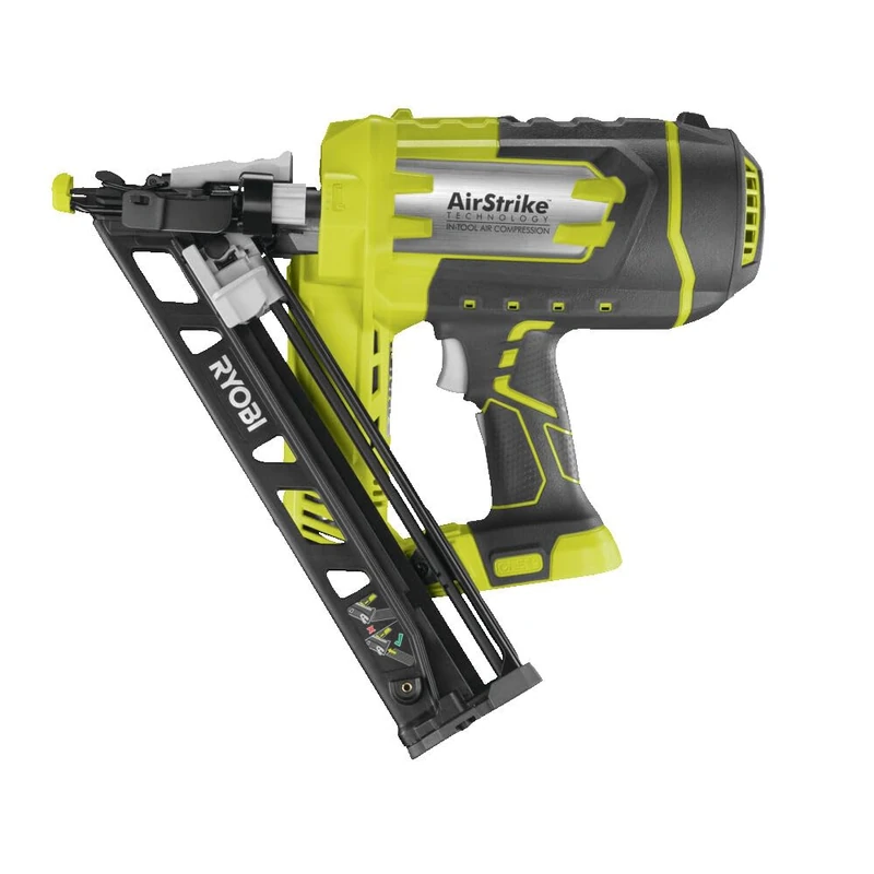RYOBI R15GN18-0 18V ONE+ Cordless 15 Gauge Nailer (Bare Tool), Hyper Green