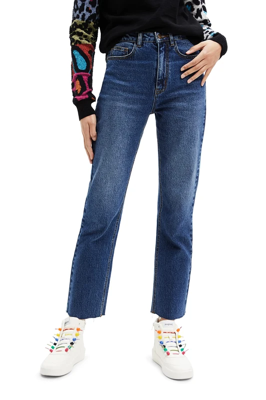 Desigual Women's kerell, 5161 Denim Medium Dark Jeans, Blue, 16