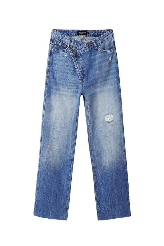 Desigual Women's levadu, 5053 Denim Medium Wash Jeans, Blue, 10