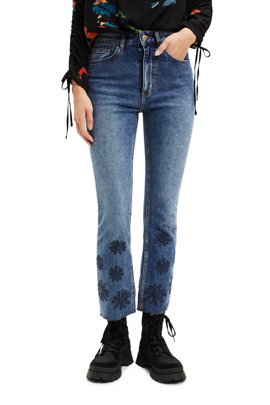 Desigual Women's unicor, 5053 Denim Medium Wash Jeans, Blue, 8