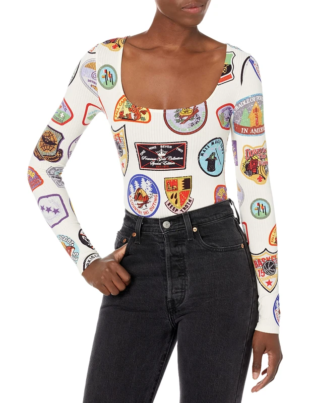 Desigual Women's Body Blouse, Material finishes., S