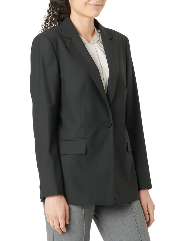 HUGO Women's Atana Jacket, Black 1, XS/S