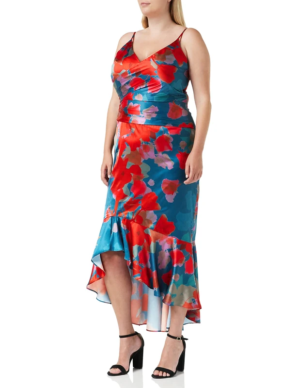 Chi Chi London Women's Dress Cocktail, Navy, 8