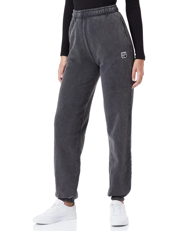 HUGO Women's Njola Trousers, Black 1, M