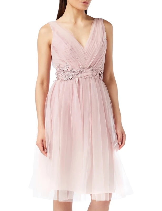 Chi Chi London Women's Dress Cocktail, Mink, 14