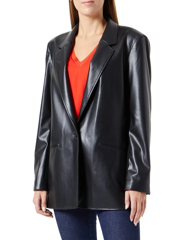 HUGO Women's Alesias-1 Jacket, Black1, 44