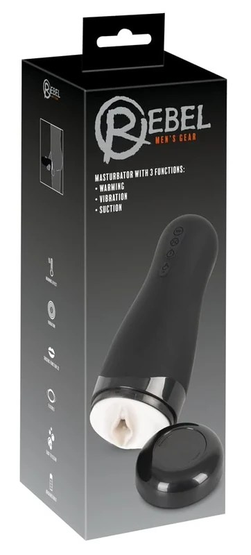 Saile International Vibrating Masturbator-5527040000 Schwarz One Size