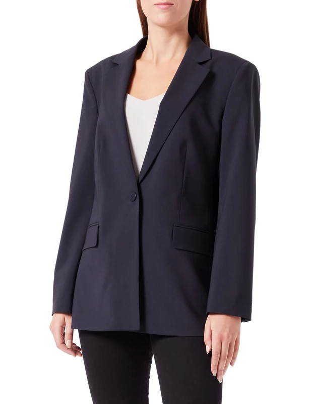 HUGO Women's Atana Jacket, Dark Blue401, 36 - Image 1