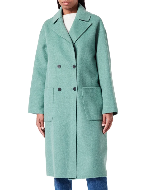 HUGO Women's Merlandi-1 Coat, Open Green375, 38