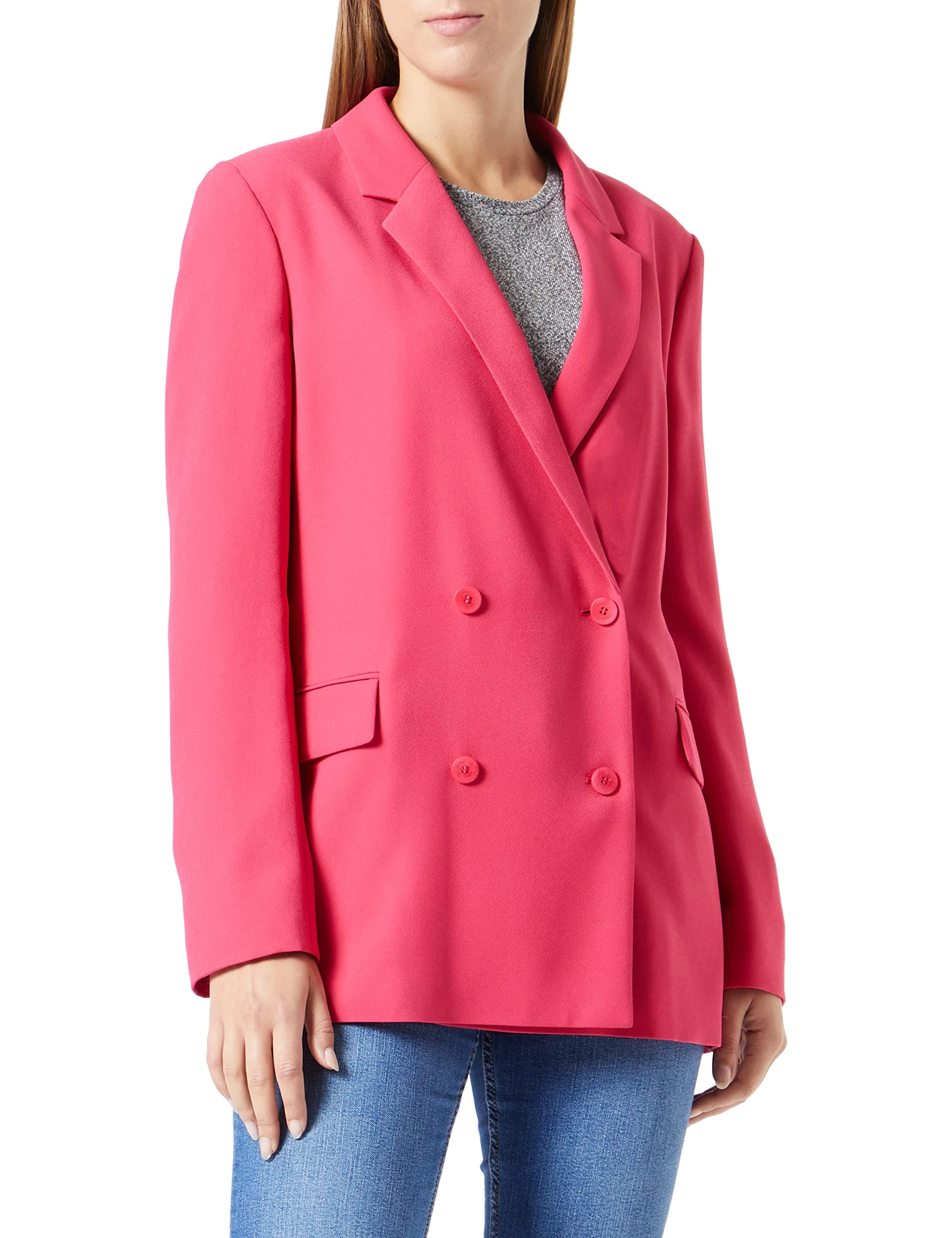HUGO Women's Abania Jacket, Dark Pink658, 40