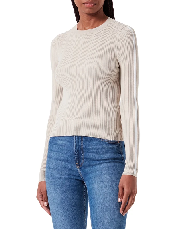 HUGO Women's Sharim Sweater, Light beige271, M