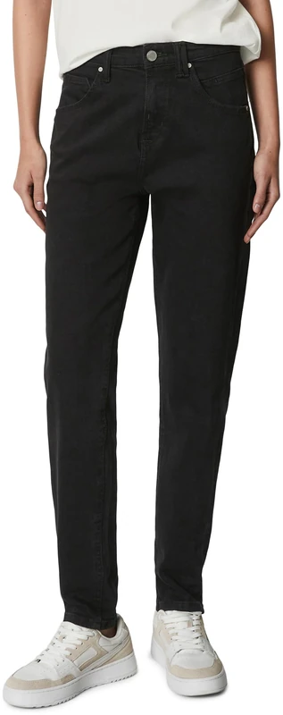 Marc OߴPolo Denim Women's Boyfriend Fit Jeans with Stretch, Black (Multi/Vintage Black), W28/L32