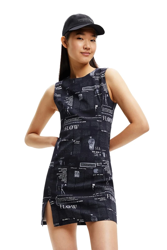 Desigual Lea Dress 22WWVW49 AW22 New Season Black