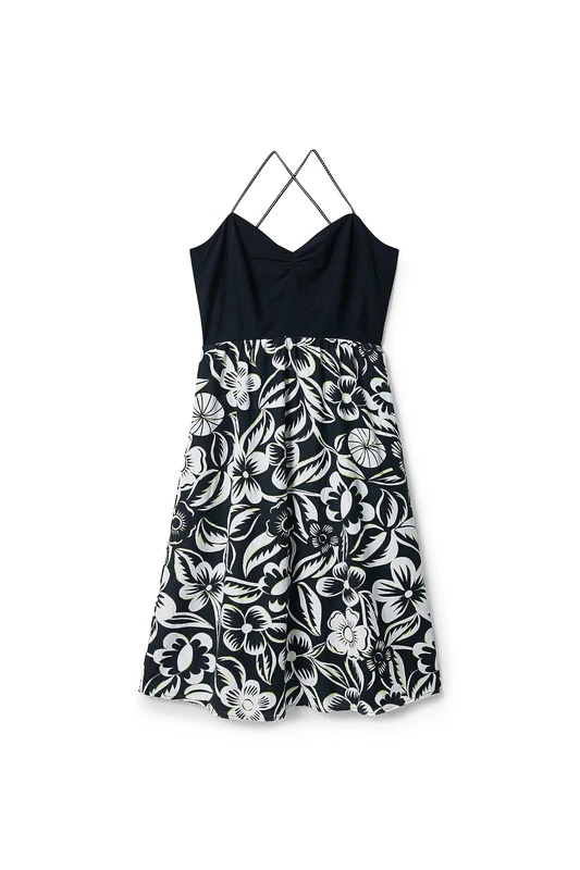 Desigual Women's Tops Template 1 Co Casual Dress, Black, XL