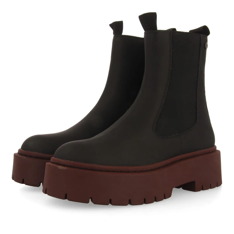 GIOSEPPO Pettigo, Women's Boots, Black/White, 4 UK