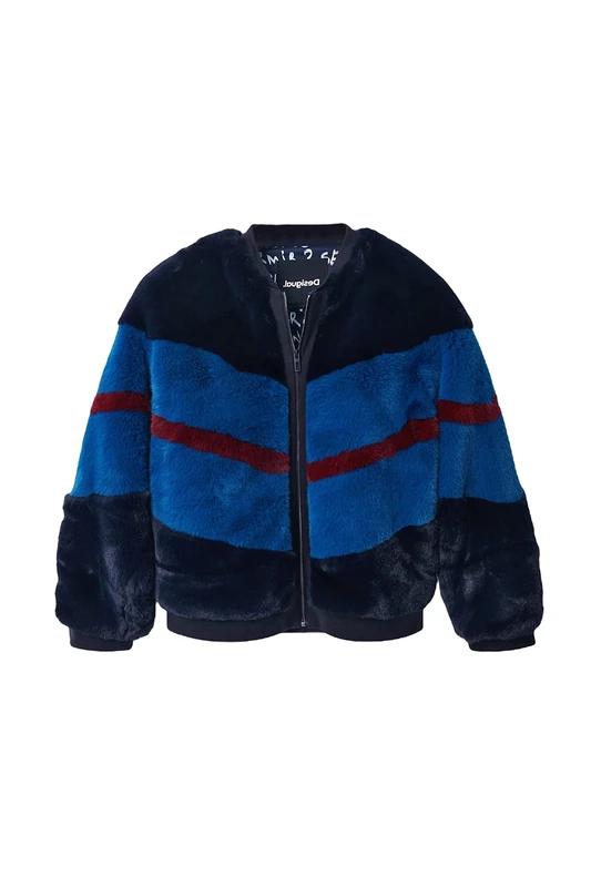 Desigual Women's Chaq_grisse, 5082 Petrucho Jacket, Blue, S