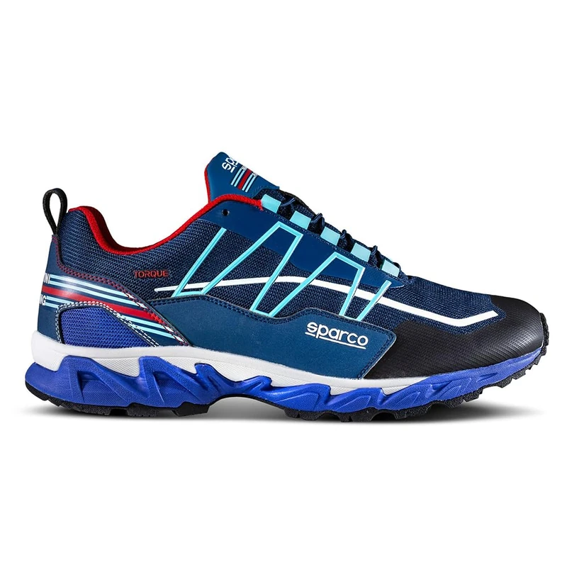 Sparco Sneakers Torque 01 Martini-R Size 43 Blue, Moccasin Driving Style Unisex Adult, EU, Multicoloured, 42/50 EU - Image 1