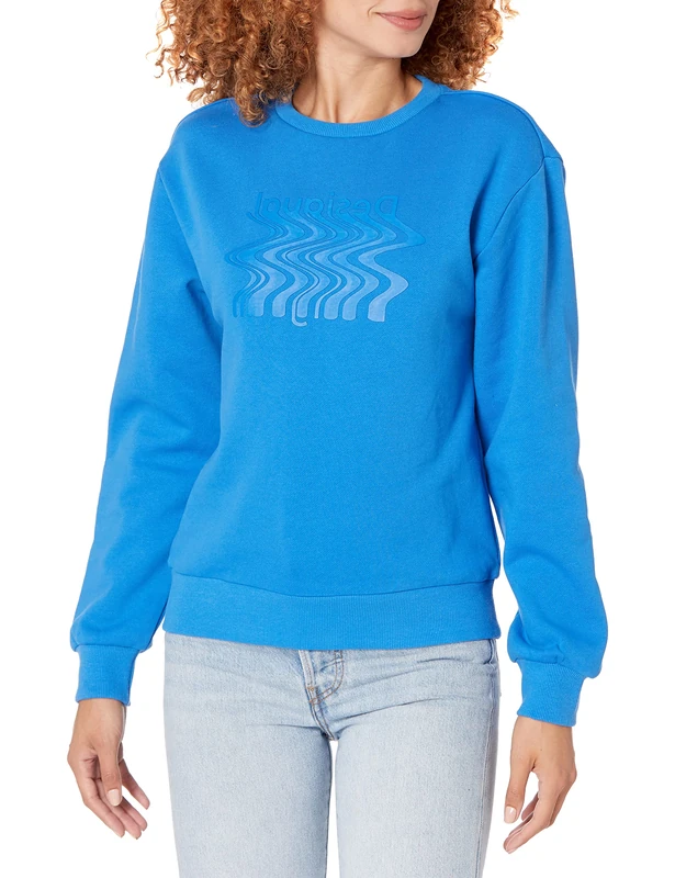 Desigual Women's Sweater, Blue, L